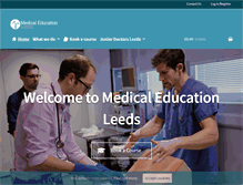 Tablet Screenshot of medicaleducationleeds.com